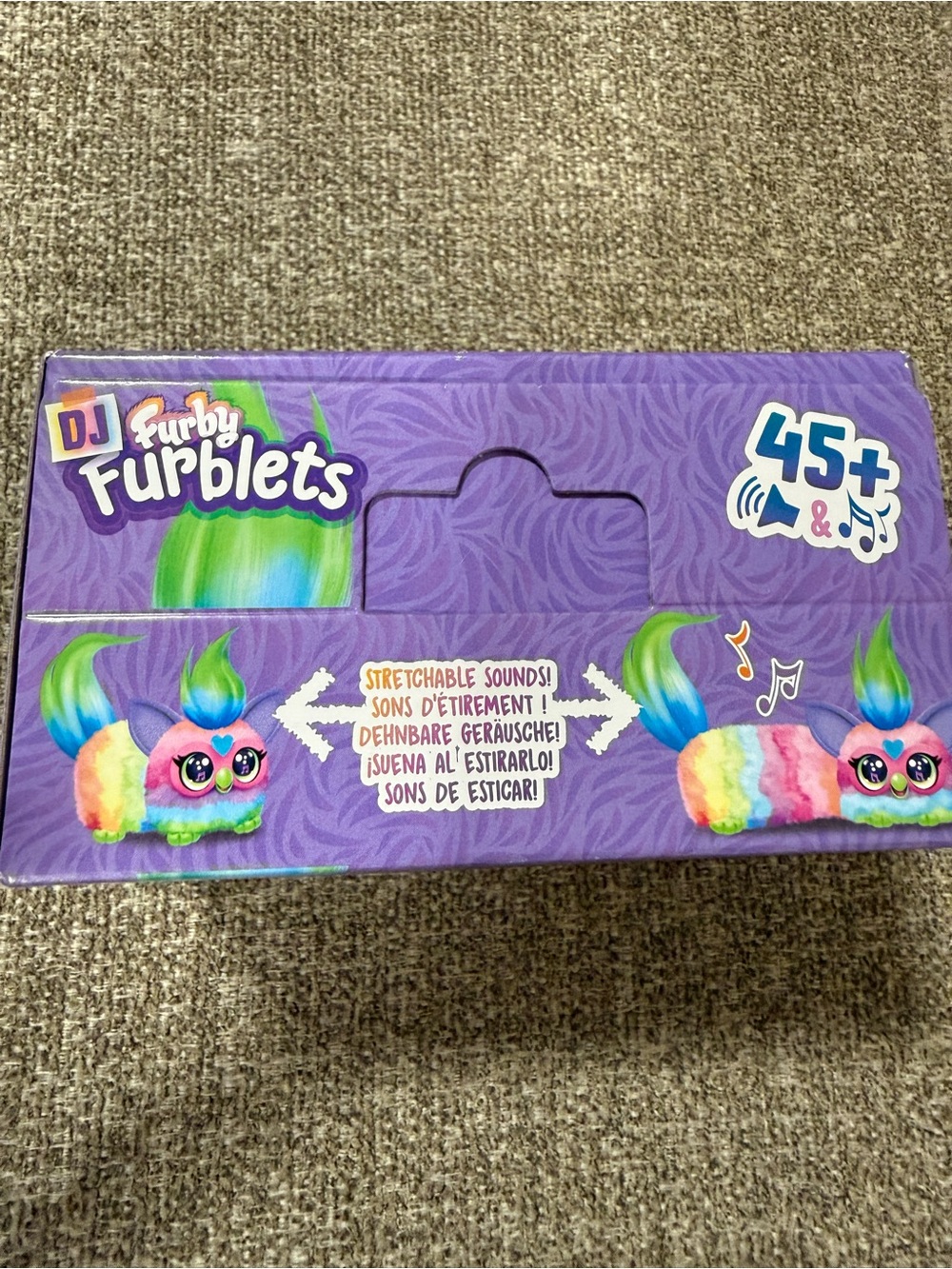 DJ Furby Furblets Rainbow Stretch Sound Plush